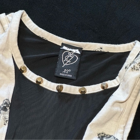 Iron Fist Sleeveless Skull Print Dress, XS - Picture 4 of 4